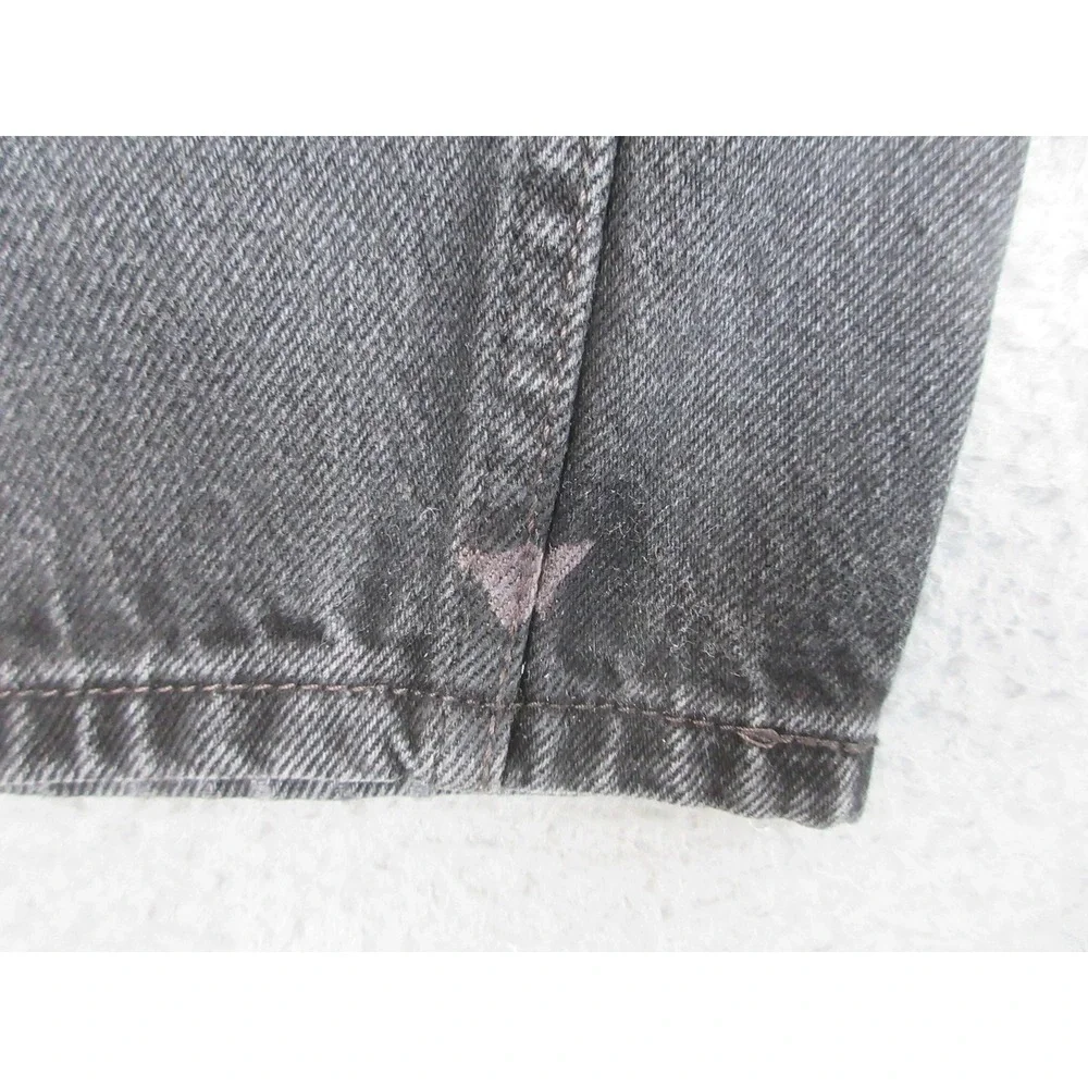 Levis 505 Jeans Mens 36x32 Faded Black Regular Fit Straight Leg 100% Cotton